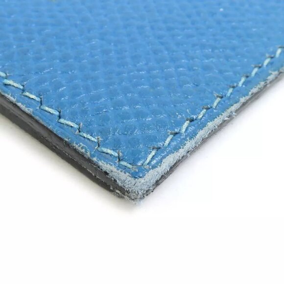 Auth HERMES Agenda/Note Cover Blue Leather - Picture 8 of 15